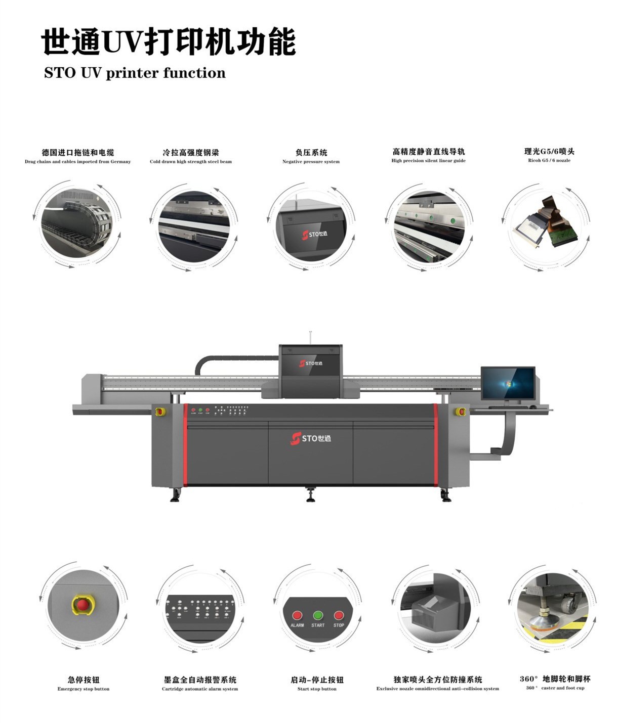 世通UV打印機(jī)應用領域有哪些?